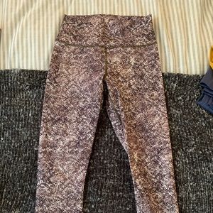 Fabletics snake print high waisted power hold
